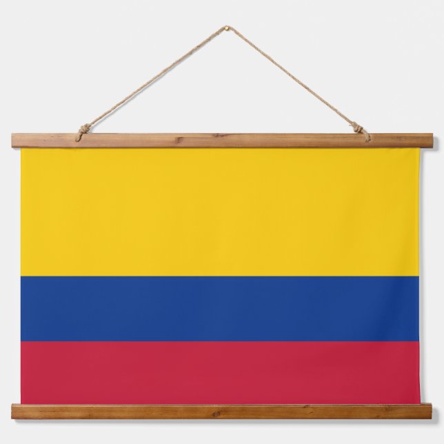 Colombia National Flag Patriotic Colombian Decor Hanging Tapestry (Front)