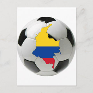 Colombia national team postcard