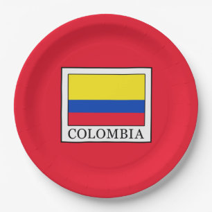 Colombia Paper Plate