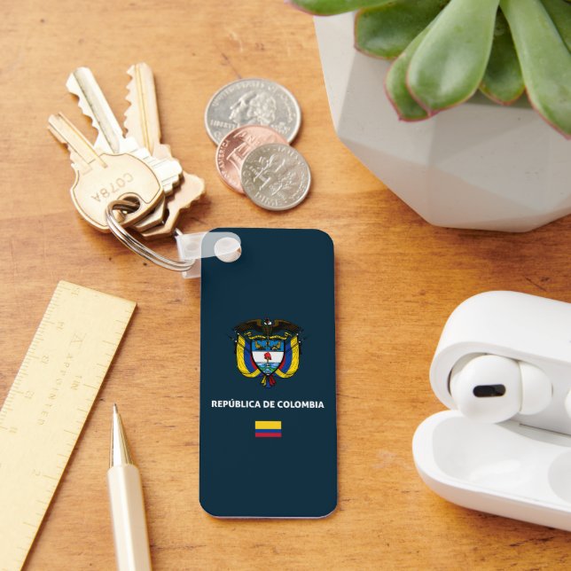 Colombia passport phone case keychain (Desk)