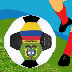 Colombia Personalized, Flag, Photo Soccer Ball