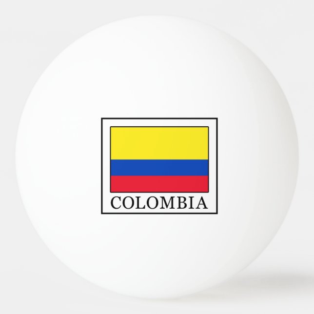 Colombia Ping Pong Ball (Front)