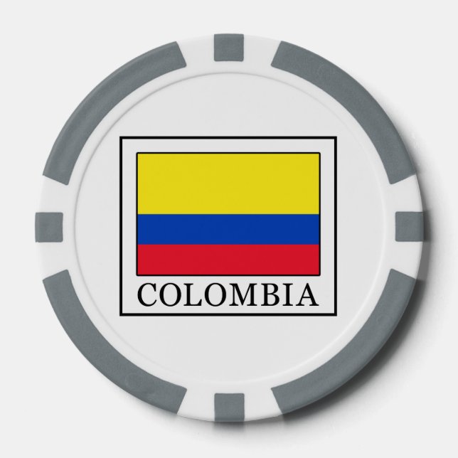 Colombia Poker Chips (Front)