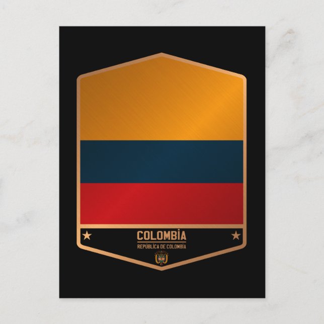 Colombia Postcard (Front)