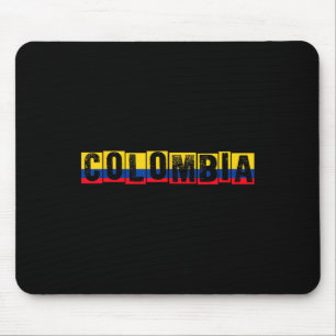 Colombia Pride Flag Colombian National Expat Patri Mouse Pad
