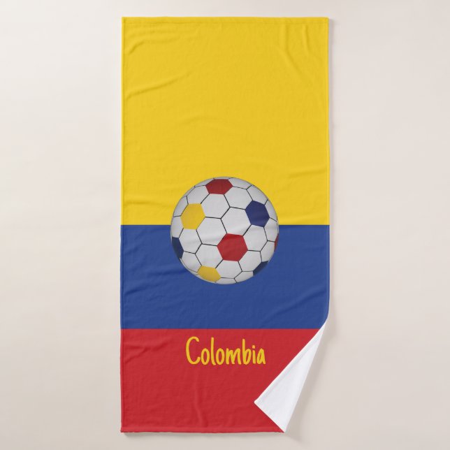Colombia Soccer (Serviette de bain)