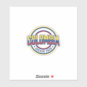 Colombia Soccer 2026 Soccer Bold Country Typograph