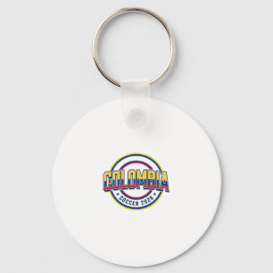 Colombia Soccer 2026 Soccer Bold Country Typograph Keychain