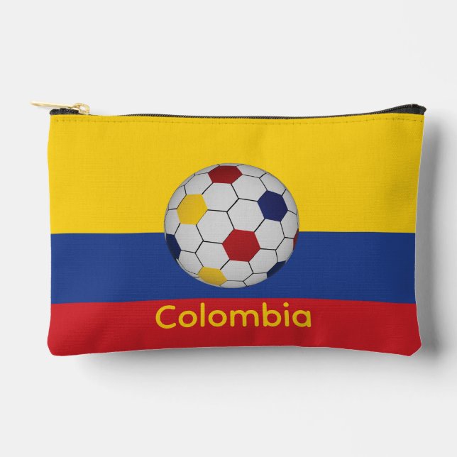 Colombia Soccer Accessory Pouch (Front)