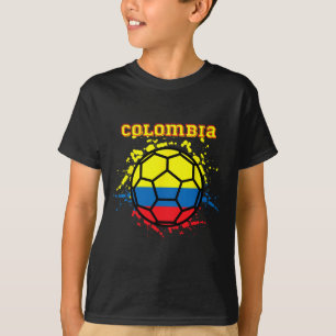 Colombia Soccer Colombian Flag Futbol Fan Jersey  T-Shirt