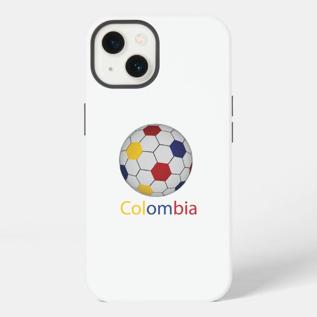 Colombia Soccer iPhone Case (Back)