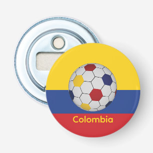 Colombia Soccer Keychain  Bottle Opener