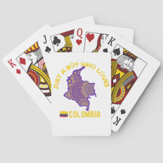 Colombia South America Country Playing Cards