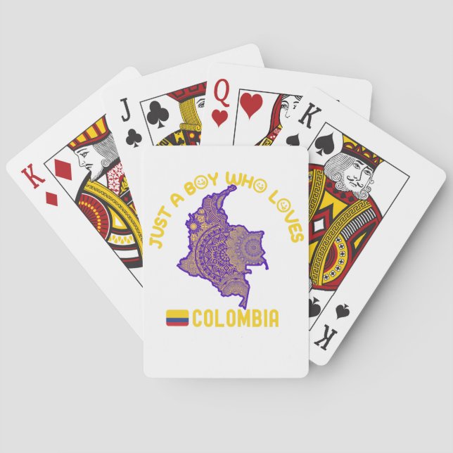 Colombia South America Country Playing Cards (Back)