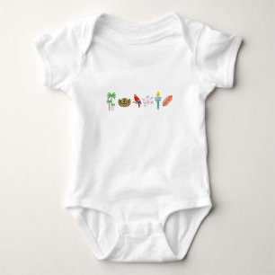 Colombian American Baby One-Piece Bodysuit