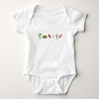 Colombian American Baby One-Piece Bodysuit