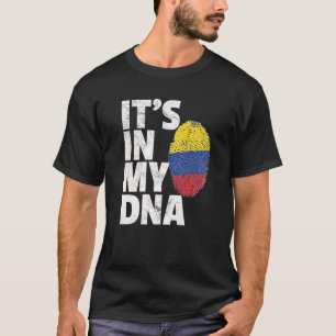 Colombian Colombia Flag IT's IN MY DNA Christmas G T-Shirt
