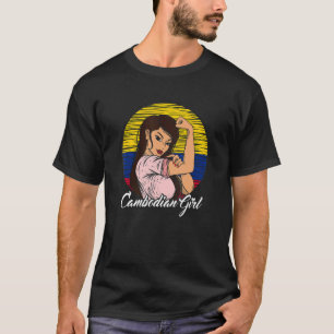 Colombian Flag Colombia Colombian Girl T-Shirt