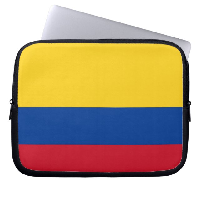 Colombian Flag Laptop Sleeve (Front)