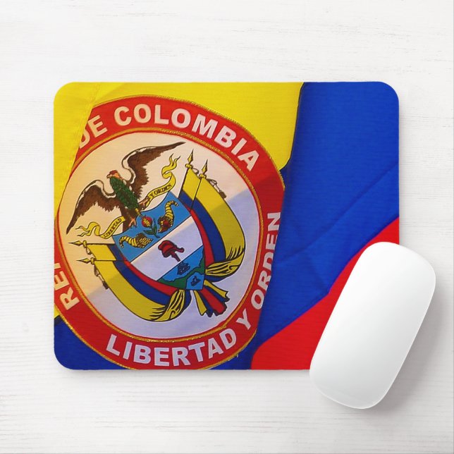 Colombian Flag Mousepad (With Mouse)