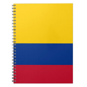 Colombian flag notebook
