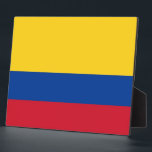Colombian Flag Plaque<br><div class="desc">Awesome Plaque with Flag of Colombia. This product its customizable.</div>