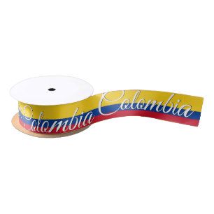 Colombian Flag Ribbon, fashion / sports, Colombia Satin Ribbon
