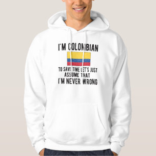 Colombian Heritage Colombia Roots Colombian Flag Hoodie
