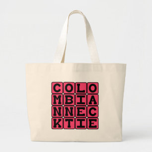 Colombian Necktie, Method of Execution Large Tote Bag