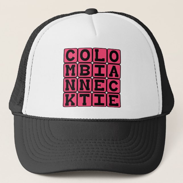 Colombian Necktie, Method of Execution Trucker Hat (Front)