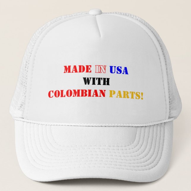 COLOMBIAN PARTS TRUCKER HAT (Front)
