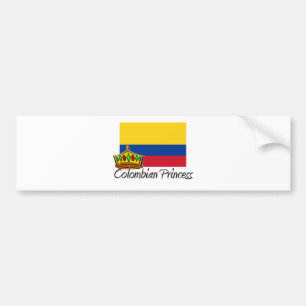 Colombian Princess Bumper Sticker