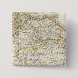 Colombie, Guyanes  - Columbia 2 Inch Square Button