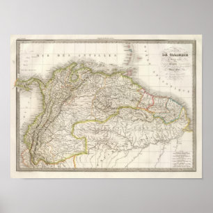 Colombie, Guyanes  - Columbia Poster