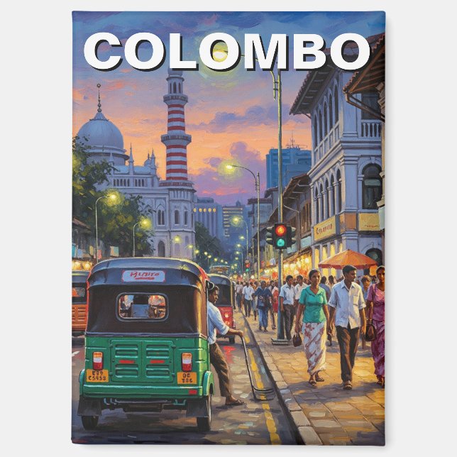 Colombo Sri Lanka Magnet (Front)