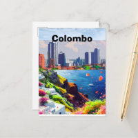 Colombo Travel Printable Poster - Sri Lanka Travel