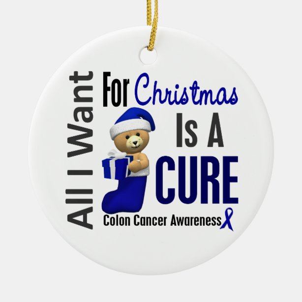 Colon Cancer Awareness Ornaments &amp; Christmas Ornaments | Zazzle CA