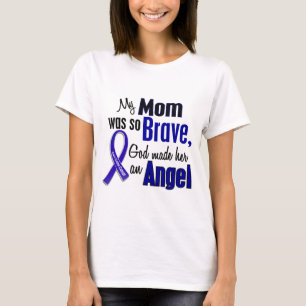 Colon Cancer ANGEL 1 Mom T-Shirt