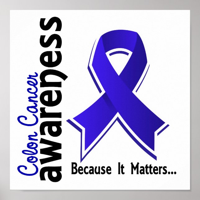 Colon Cancer Awareness 5 Poster (Front)
