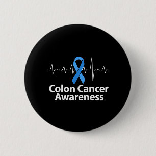 Colon Cancer Awareness Colourectal Cancer Month 2 Inch Round Button