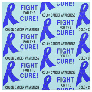 Colon Cancer Awareness: Fight for the Cure! Fabric