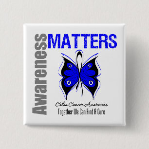 Colon Cancer Awareness Matters 2 Inch Square Button