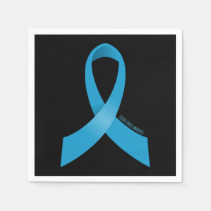 Colon Cancer Awareness Ribbon Napkin