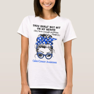 Colon Cancer Awareness Ribbon Support Gifts T-Shirt