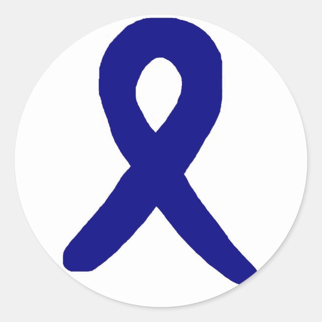 Colon cancer awareness sticker (Front)
