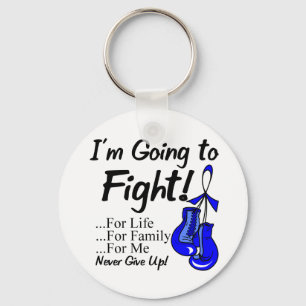 Colon Cancer I am Going To Fight Keychain