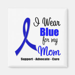 Colon Cancer Ribbon For My Mom Magnet
