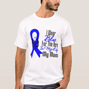 Colon Cancer Ribbon Hero My Mom T-Shirt