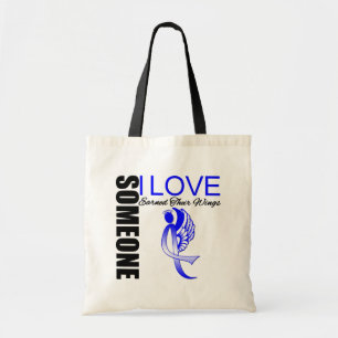 Colon Cancer Someone I Love Earned Their Wings Tote Bag