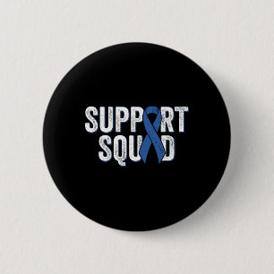 Colon Cancer Support Squad  2 Inch Round Button